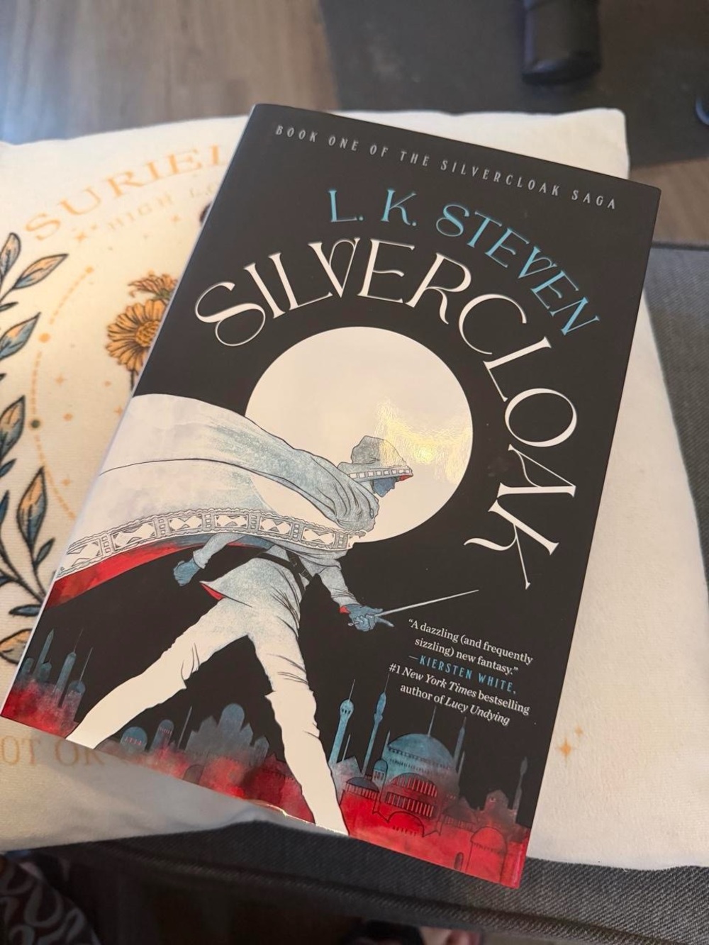 Silvercloak hardcover - Black with Red & White Cover
